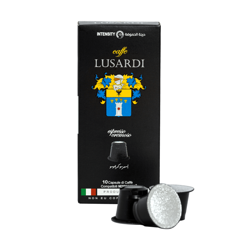 Caffe Lusardi Intense 80% Arabica 20% Robusta BLACK external pod