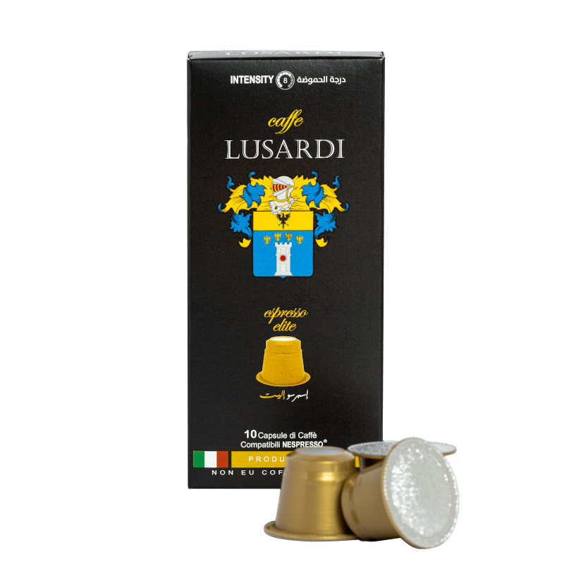 Caffe Lusardi Elite 100％阿拉伯咖啡外部豆荚