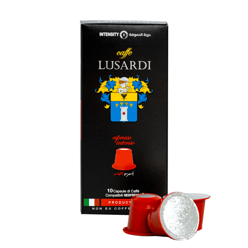 Caffe Lusardi强烈70％阿拉比卡咖啡30％Robusta外部豆荚