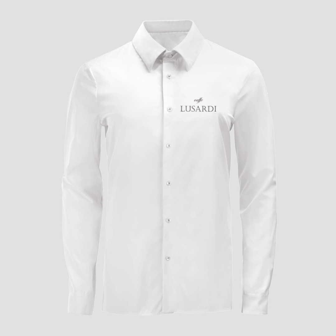 Рубашка профессиональная Caffe Lusardi белого цвета