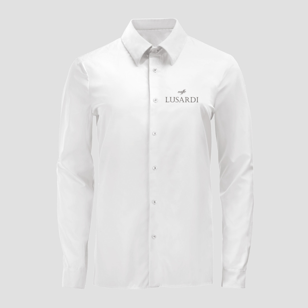 Camisa profesional Caffe Lusardi Color Blanco